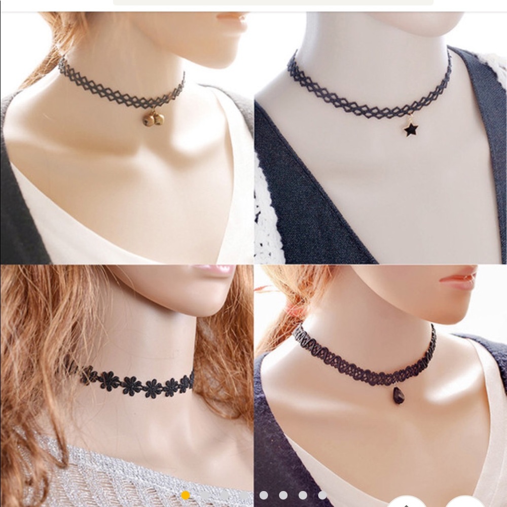 Chokers set of 5. New